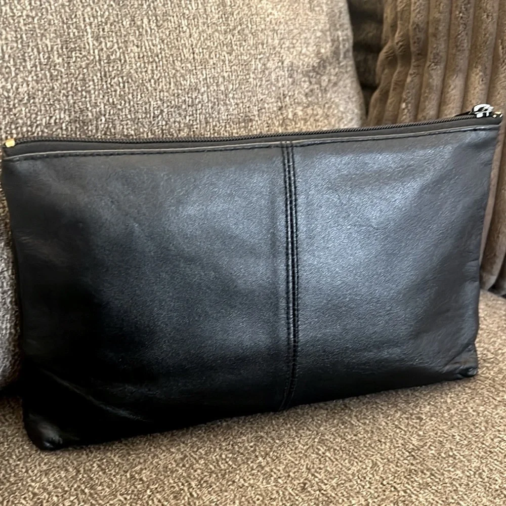 Black‎ Clutch Leathers Bag